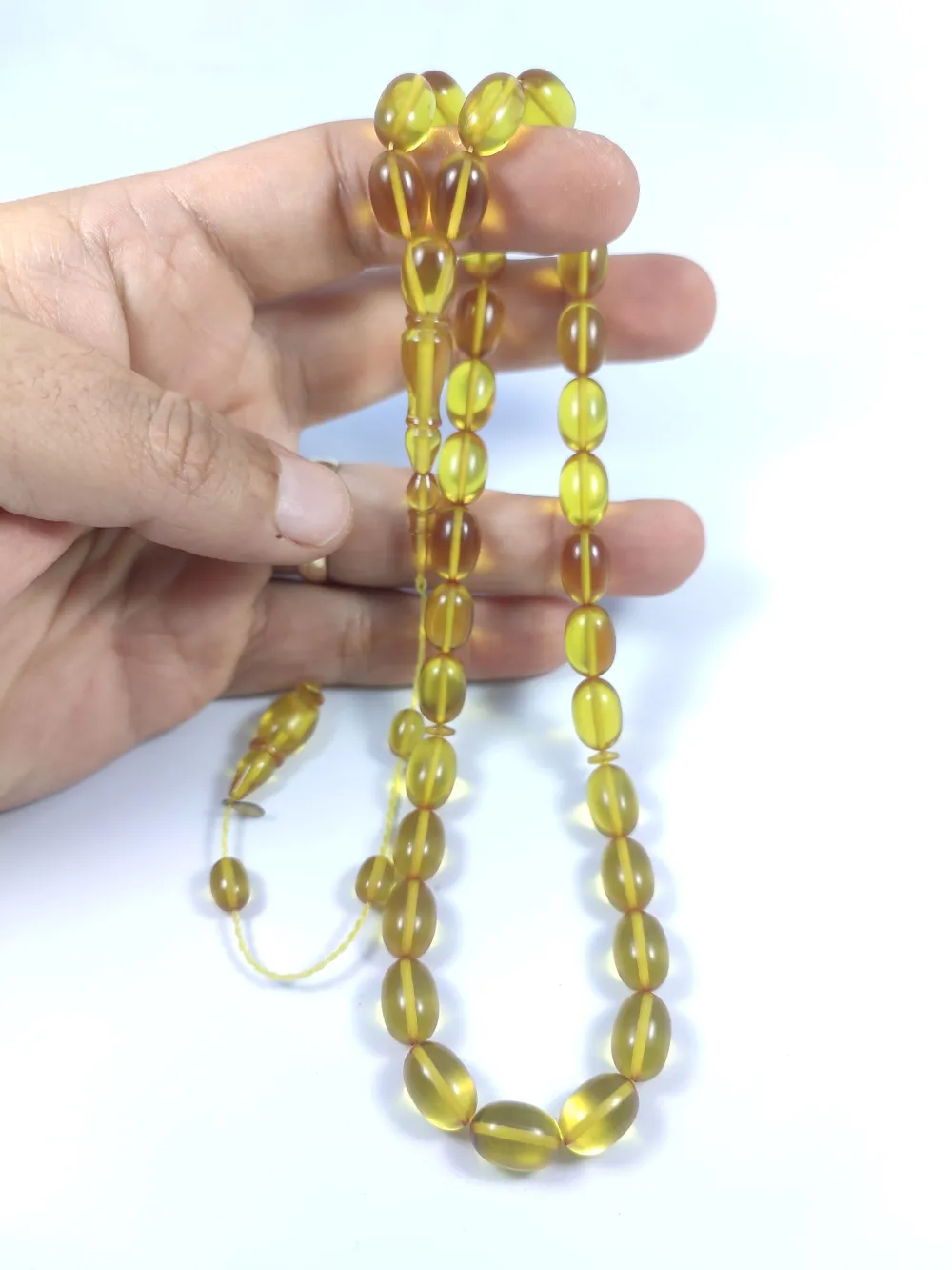 Mehmet Arıcı Usta Eseri̇ 0.6 Mm Deli̇m Çi̇ft Zımpara Çi̇ft Ci̇lalı Ateş-İ Kehri̇bar küçük resim 5