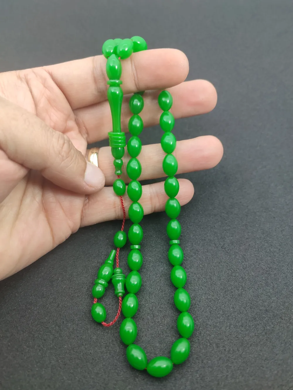 Ahmet Eryılmaz Usta Eseri̇ 0.6 Deli̇m İmame Halkalı Aykırı Renk Sıkma Kehri̇bar küçük resim 4