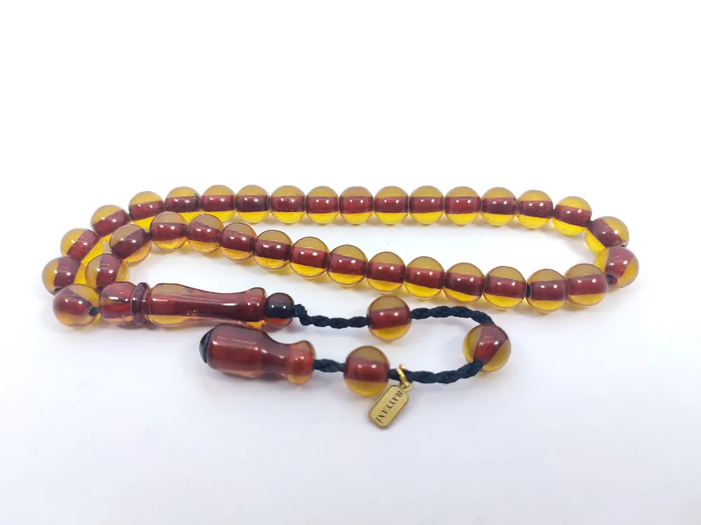 Hayyani̇ Usta Eseri̇ İmzalı Mühürlü Dönem Osmanlısı Ateş-İ Kehri̇bar küçük resim 2