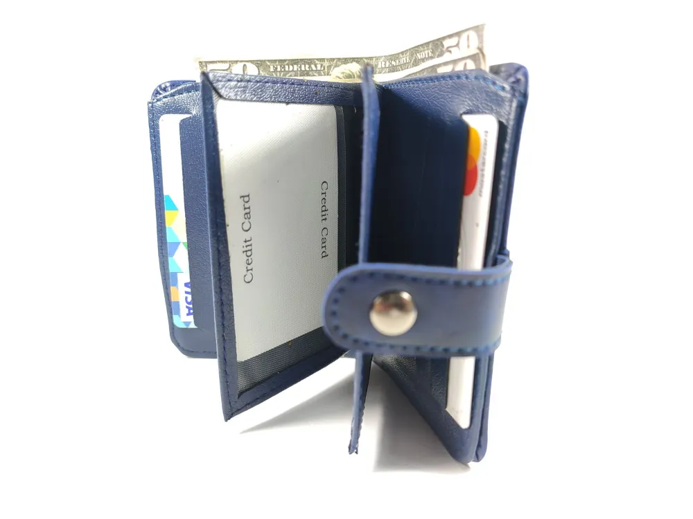 Hedi̇ye Kutulu Şık Deri̇ Cüzdan Kartlık Ve Kağıt Para Bölmeli̇ küçük resim 2