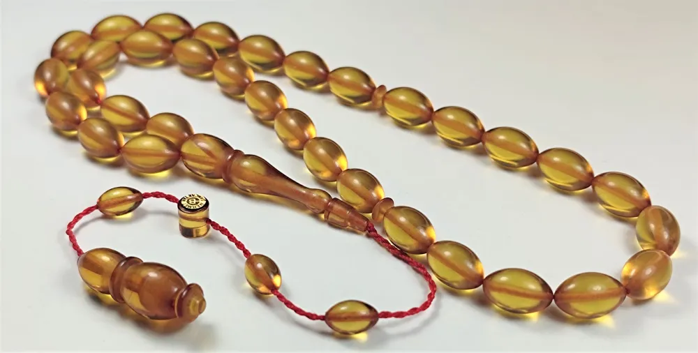 Mehmet Sancaktar Usta İşi̇ İmzalı Mühürlü Zar Kehri̇bar küçük resim 3