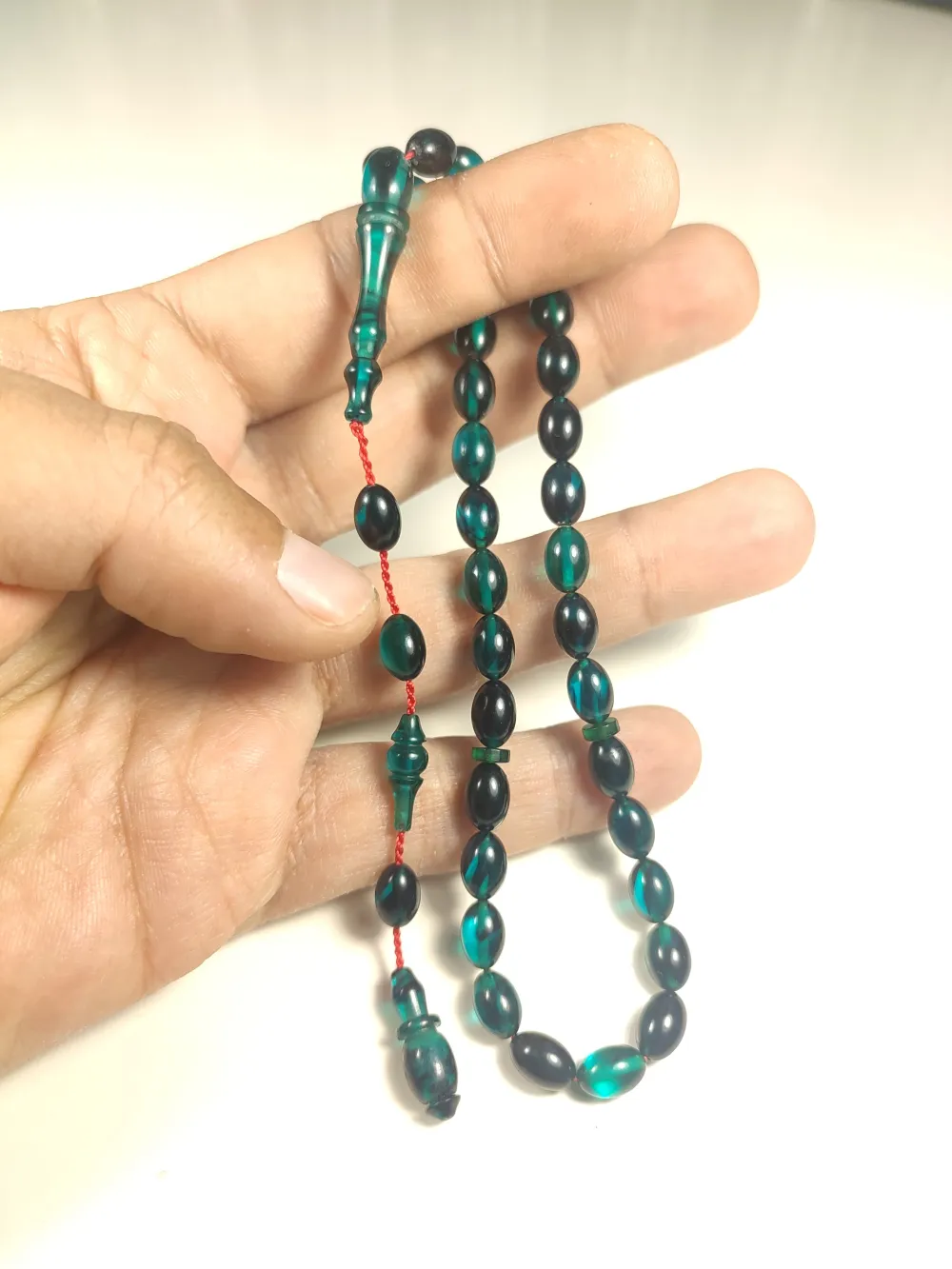 Abdullah Başkale Usta Eseri̇ Bi̇lek Boy Çi̇ft Zımpara Çi̇ft Ci̇la Sıkma Kehri̇bar küçük resim 5