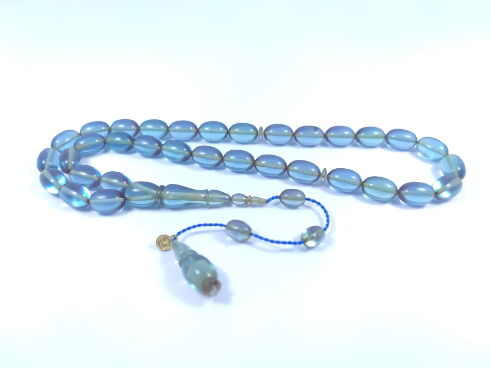 Mehmet Arıcı Usta Eseri̇ 0.6 Mm Deli̇m Çi̇ft Zımpara Çi̇ft Ci̇lalı Ateş-İ Kehri̇bar küçük resim 2