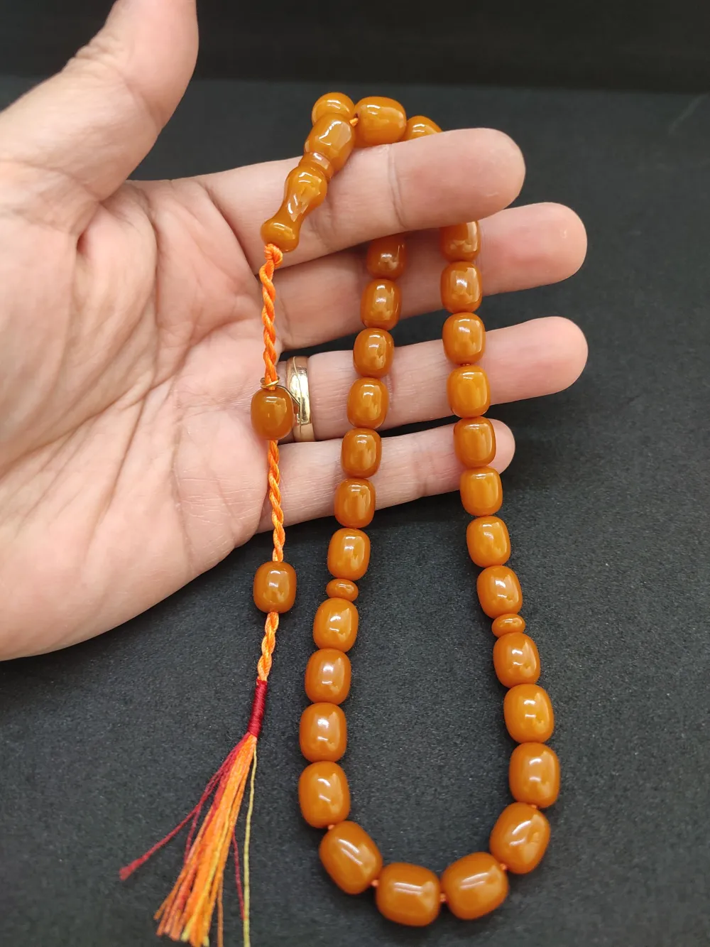 Osama Omari̇ İmzalı Eski̇ Usul Havşalı Horoz İmame 50 Yaşında Alman Faturan küçük resim 4