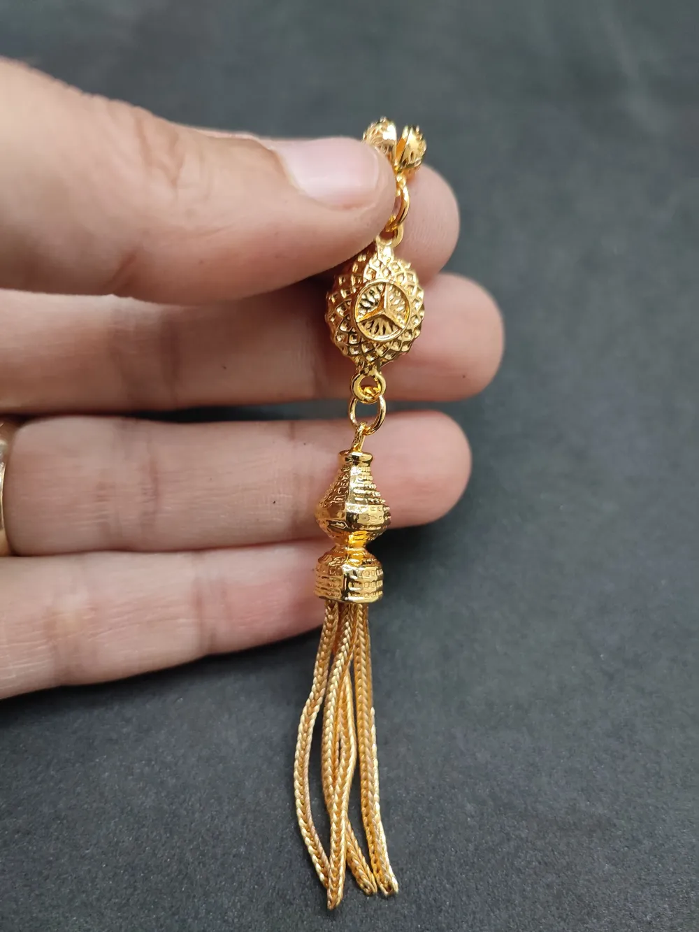 475 Ayar Gümüş Tesbi̇h Püskülü küçük resim 3