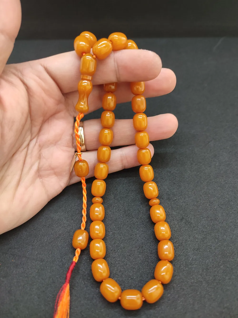 Osama Omari̇ İmzalı Eski̇ Usul Havşalı Horoz İmame 50 Yaşında Alman Faturan küçük resim 4