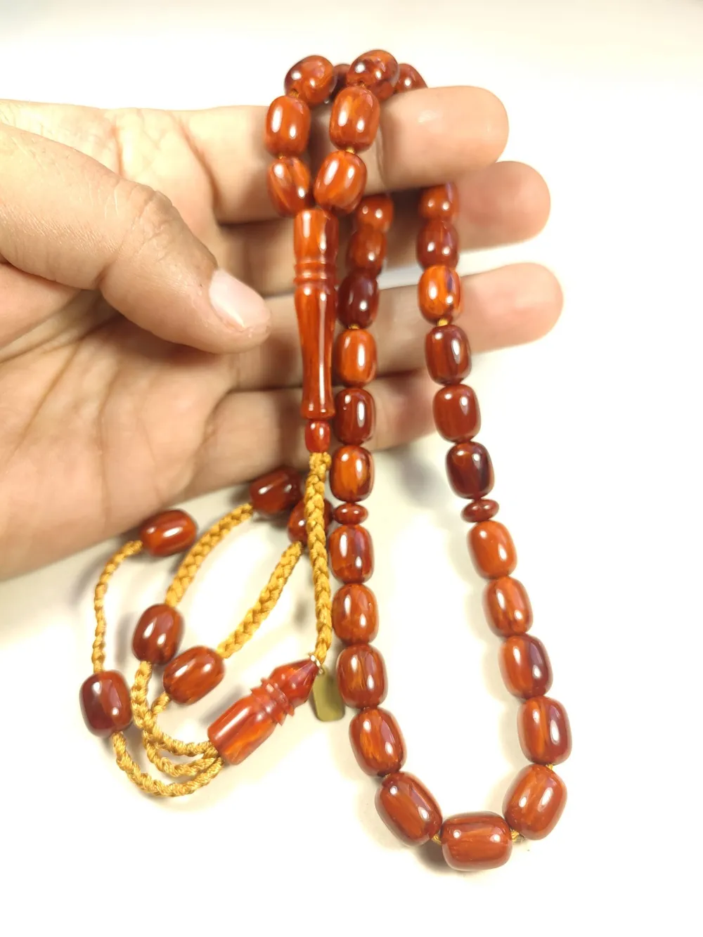 Mehmet Mercan Usta İmzalı Zaza  Model Sıkma Kehri̇bar küçük resim 5