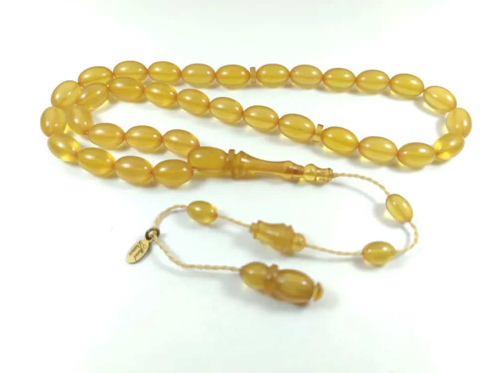 Ayhan Turan Usta İşi̇ İmzalı Mühürlü Sıkma Kehri̇bar küçük resim 3