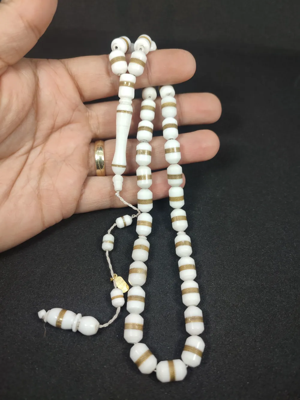 Furkan Gül Usta Eseri̇ Gümüş Sarmal  Naturel Deve Kemi̇ği̇ küçük resim 5