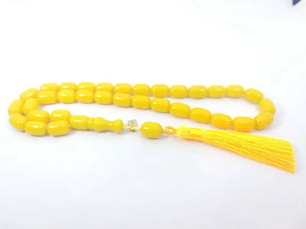 Ebu Zeyn Usta Eseri̇ İmzalı İri̇ Boy Sıkma Kehri̇bar küçük resim 3