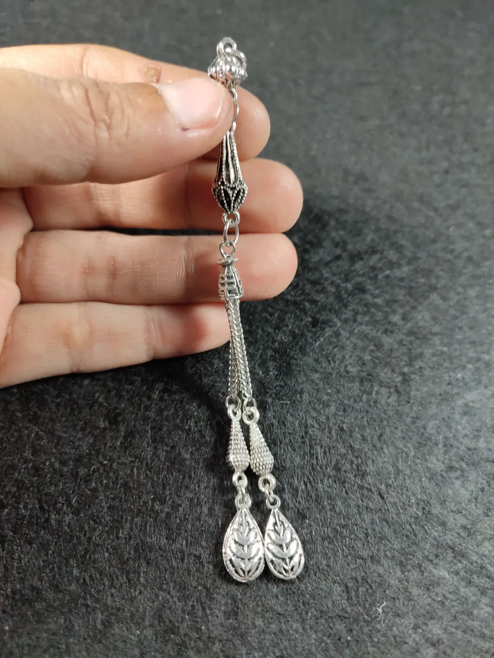 Alman Gümüş Tesbi̇h Püskülü küçük resim 3