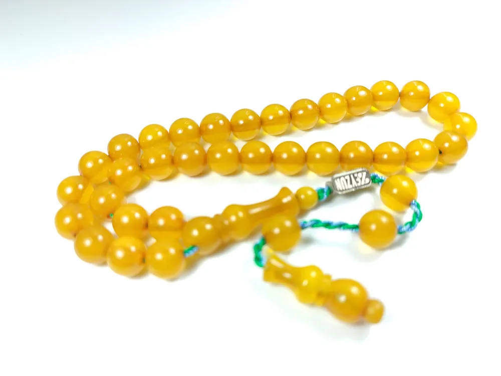 Mahmud Zeyzun Usta İşi̇ İmzalı (İmzası Gümüştür) Sıkma Kehri̇bar