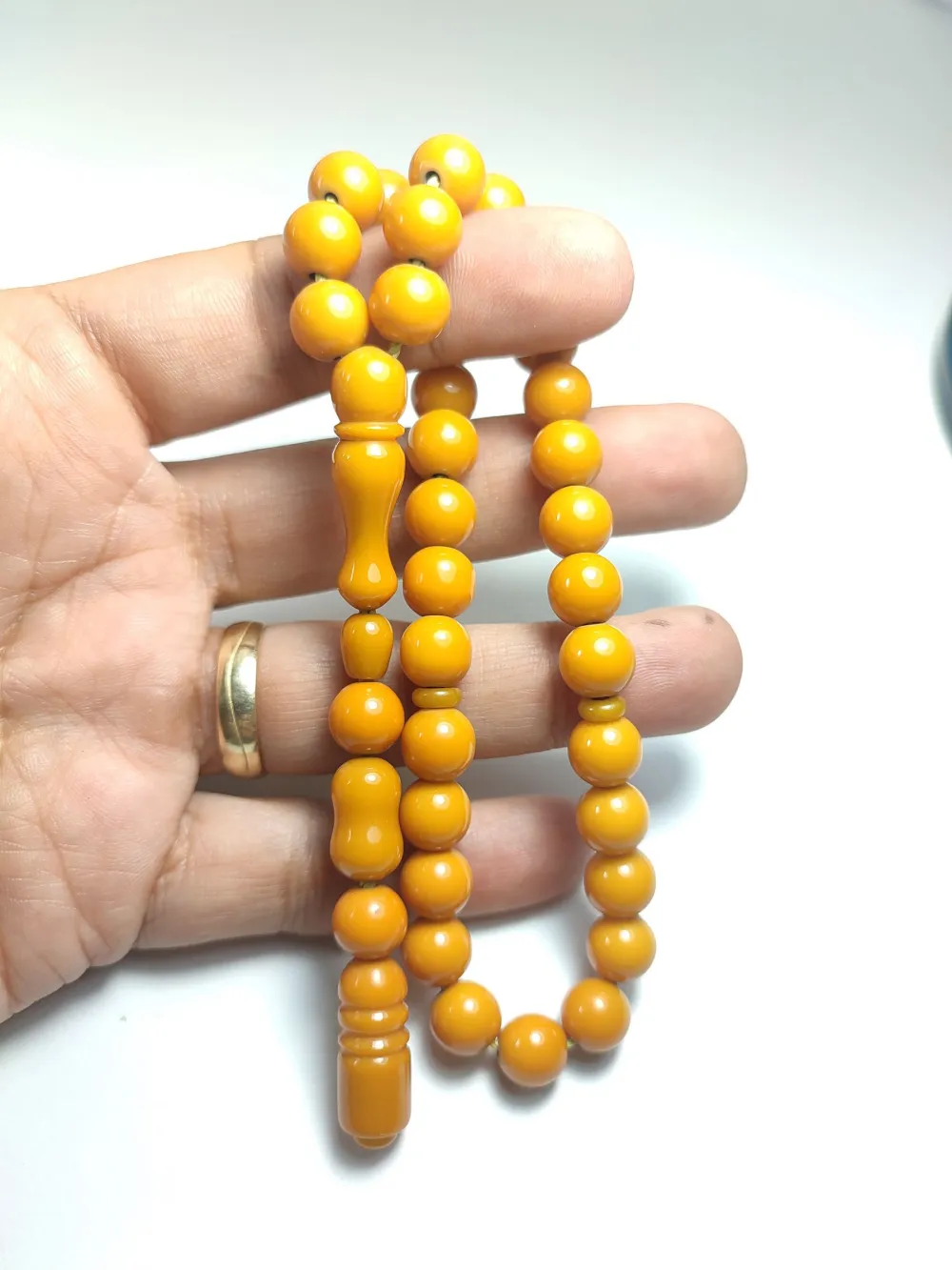 Junai̇d Hasan Usta İşi̇ Şenalp Model  Sıkma Kehri̇bar küçük resim 5