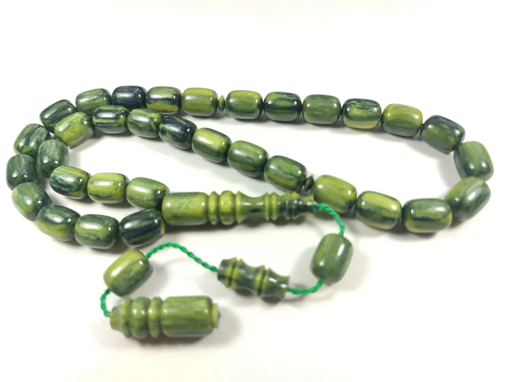 Emi̇na Ri̇şvani̇ Usta İşi̇ İmzalı Multi̇ Color  Sıkma Kehri̇bar küçük resim 2