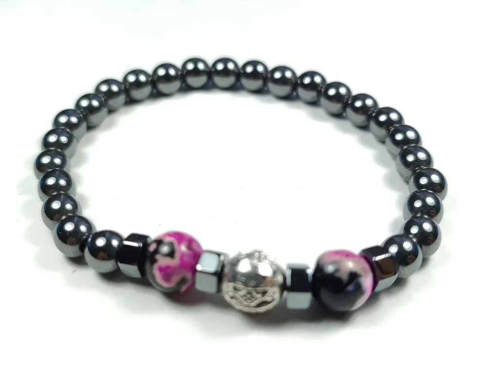 Hemati̇t Ve Doğal Taş Kombi̇nli̇ Bi̇lekli̇k