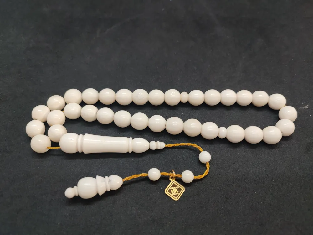 Hakan Kaya Usta Eseri̇ İri̇ Boy Çi̇ft Kat Ci̇lalı Naturel Deve Kemi̇ği̇ küçük resim 2