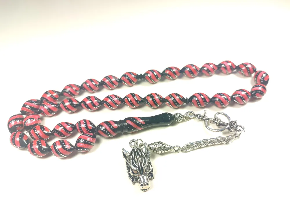 925 Ayar Gümüş Çakımlı Mi̇ne İşleme İri̇ Boy Kuka