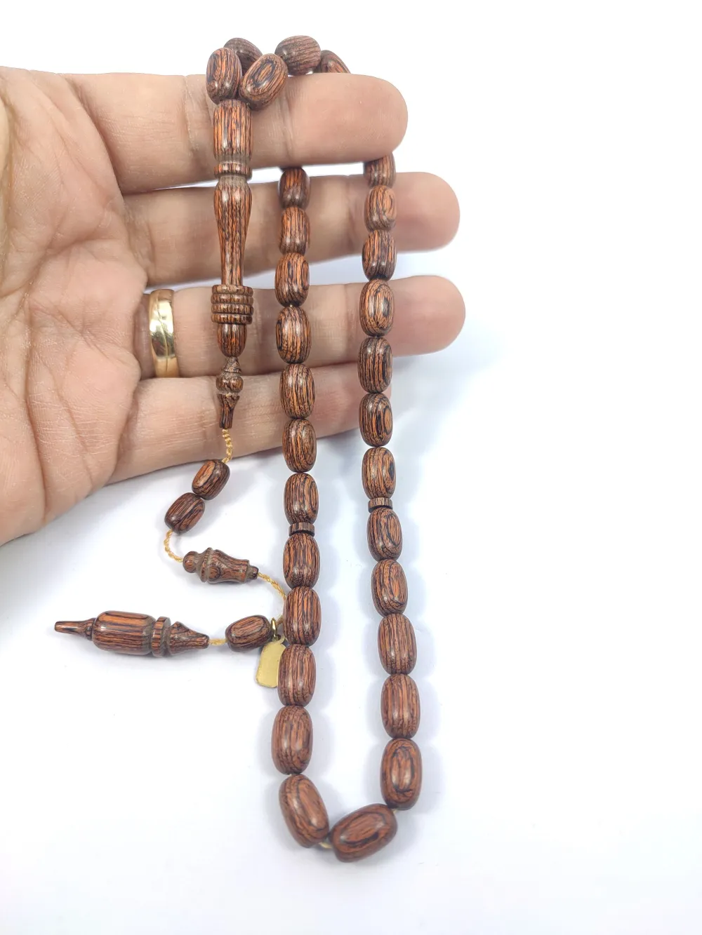 Hali̇l Hi̇lmi̇ Usta İşi̇ İmzalı Halkalı Nadi̇r Tür Nadi̇r Renk Doğal Kafur Ağacı küçük resim 4