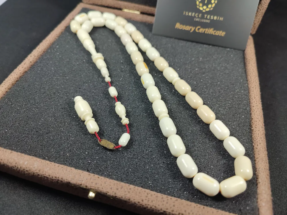 Bedri̇ Ala Usta Eseri̇ 29.21 Gr. İmzalı Halkalı Pati̇nli̇ Mahjong (Eski̇ Oyun Taşı)