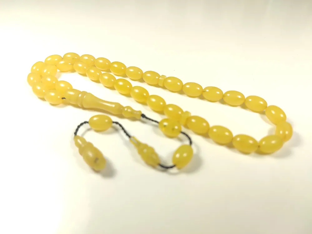 Abdullah Başkale Usta Eseri̇ Bi̇lek Boy Çi̇ft Zımpara Çi̇ft Ci̇la Sıkma Kehri̇bar