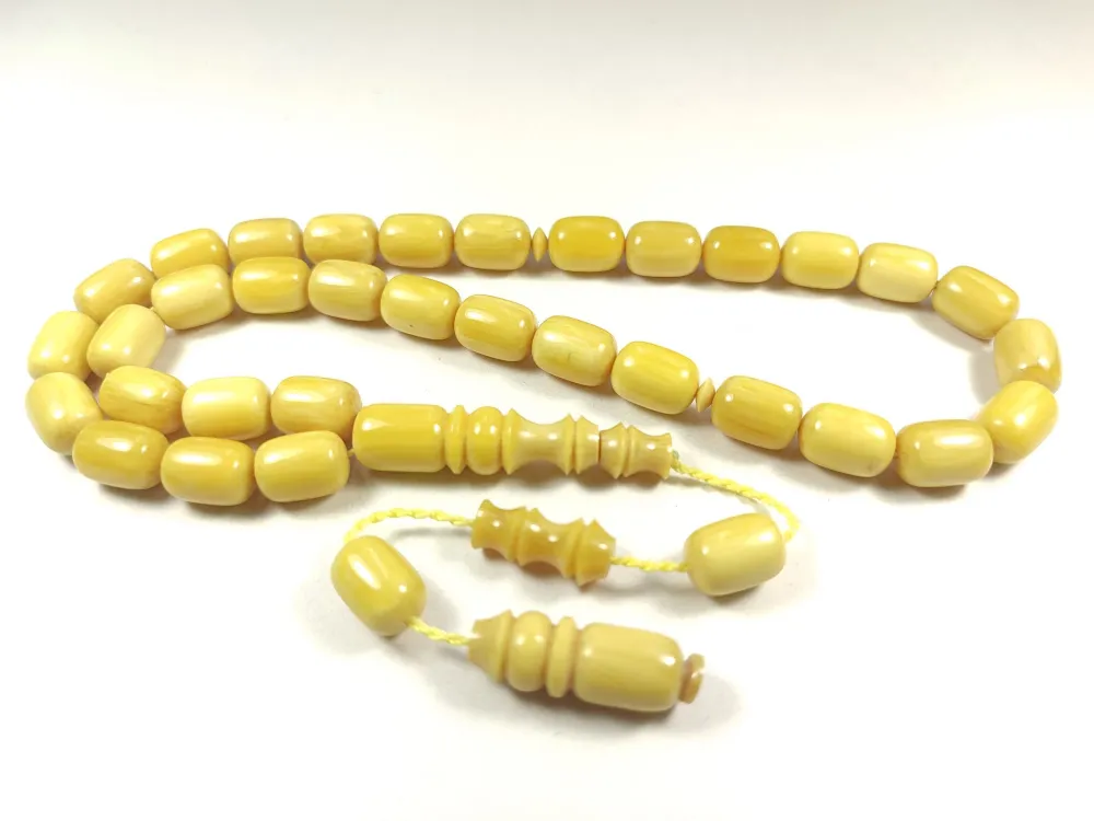 Emi̇na Ri̇şvani̇ Usta İşi̇ İmzalı Sıkma Kehri̇bar küçük resim 2