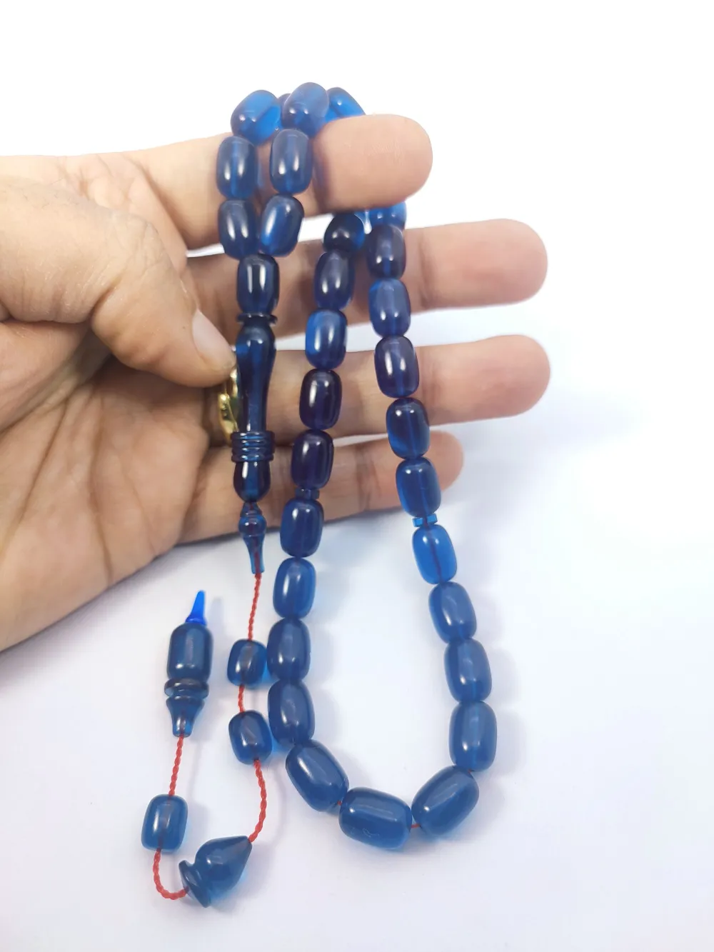 Ahmet Eryılmaz Usta Eseri̇ 0.6 Şeffaf Deli̇m İmame Halkalı Çi̇ft Ci̇lalı Alman Zar küçük resim 5