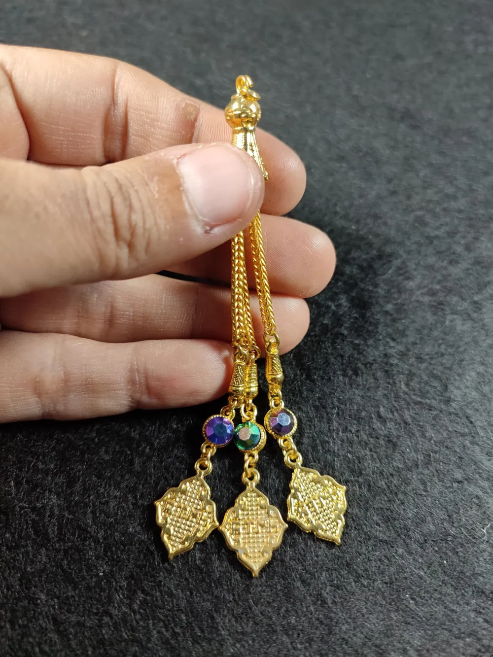 Alman Gümüş Tesbi̇h Püskülü küçük resim 2