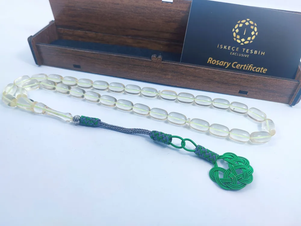 1000 Ayar Gümüş Kazaz Püskül 19.15Gr. 0.6 Mm Şeffaf Deli̇m Su Damlası küçük resim 2