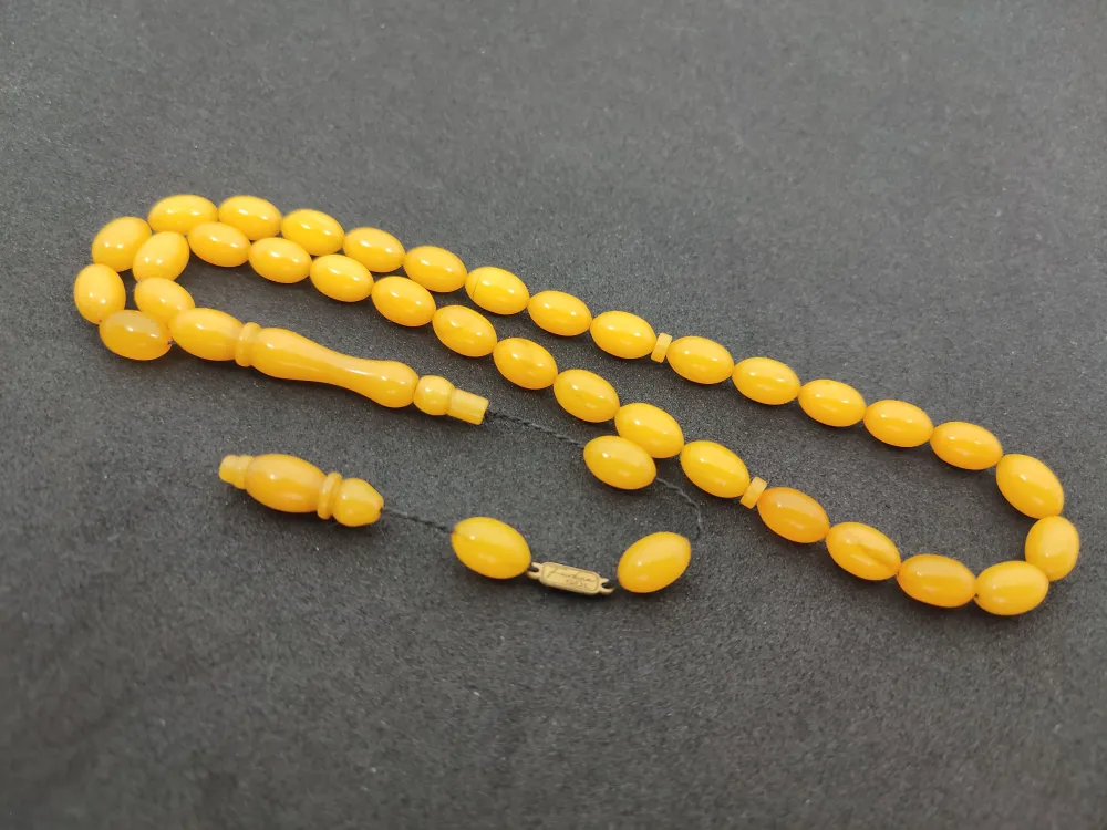 Furkan Gül Usta Eseri̇ 0.6 Şeffaf Deli̇m Çi̇ft Kat Ci̇lalı Sıkma Kehri̇bar küçük resim 3