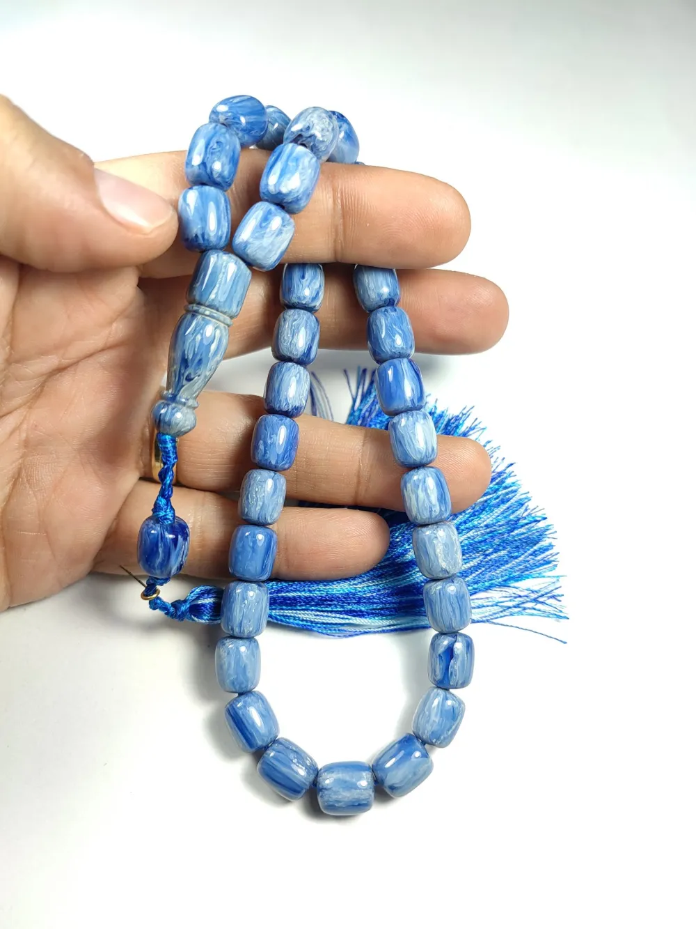 Ebu Zeyn Usta İşi̇ İmzalı Mühürlü Sıkma Kehri̇bar küçük resim 4