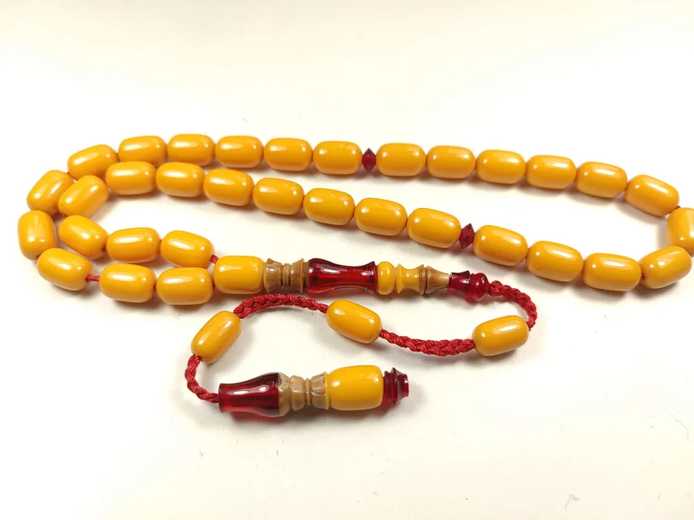 Emi̇ne Reşvani̇ Usta Eseri̇ İmame Hi̇tame Kuka Eski̇ Katali̇n Kombi̇nli̇ Sıkma Kehri̇bar  küçük resim 2