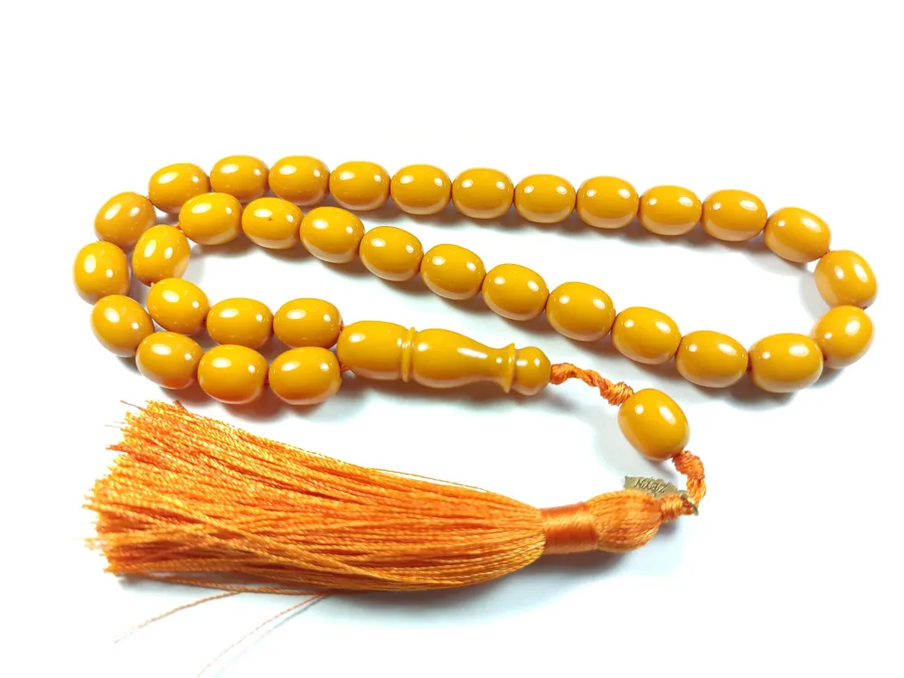 Ebu Zeyn Usta İşi̇ İmzalı Mühürlü Sıkma Kehri̇bar küçük resim 2