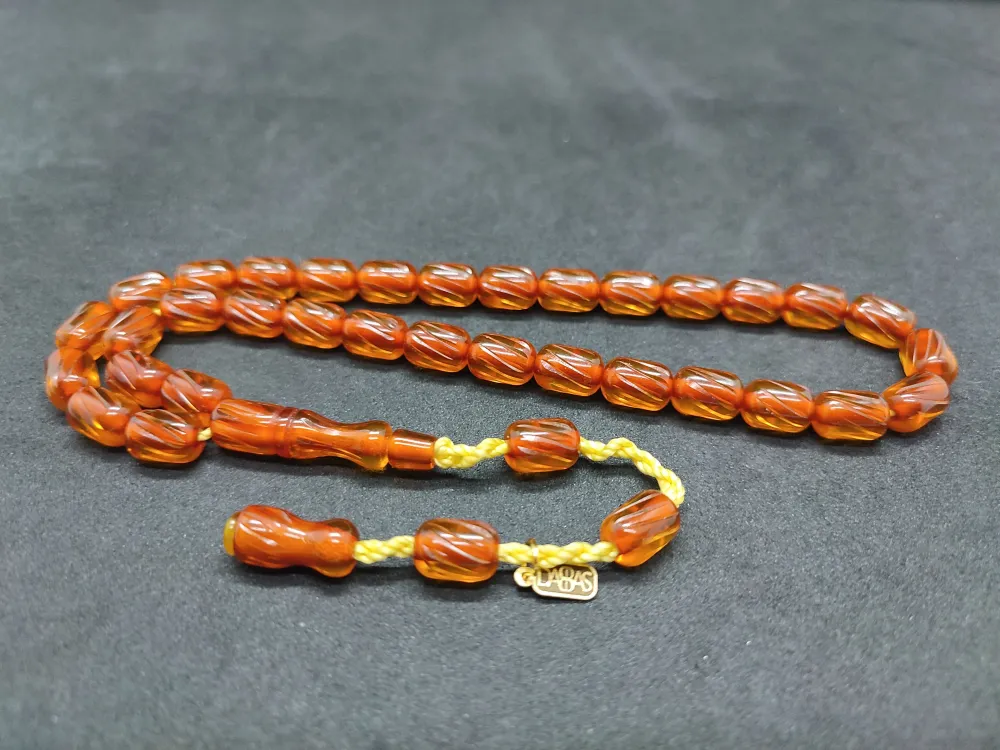 Dabbas Usta Eseri̇ El Boy Ful Kalem Oyma Ateş-İ Kehri̇bar küçük resim 2