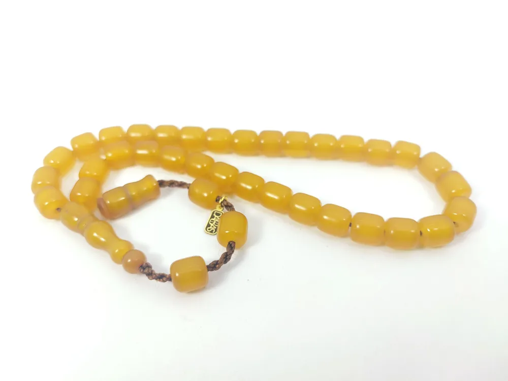 Muhammed Dabbas Usta İşi̇ İmzalı Sıkma Kehri̇bar küçük resim 2