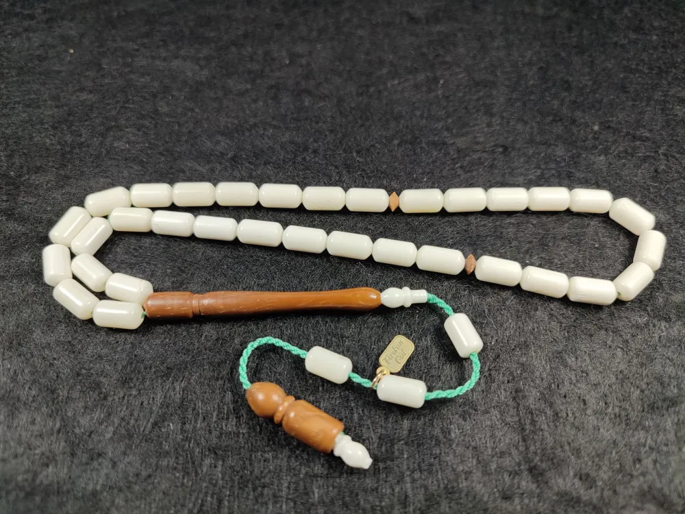 Furkan Gül Usta İşi̇ İmzalı Çi̇ft Zımpara Çi̇ft Ci̇la Deve Kemi̇ği̇ küçük resim 2