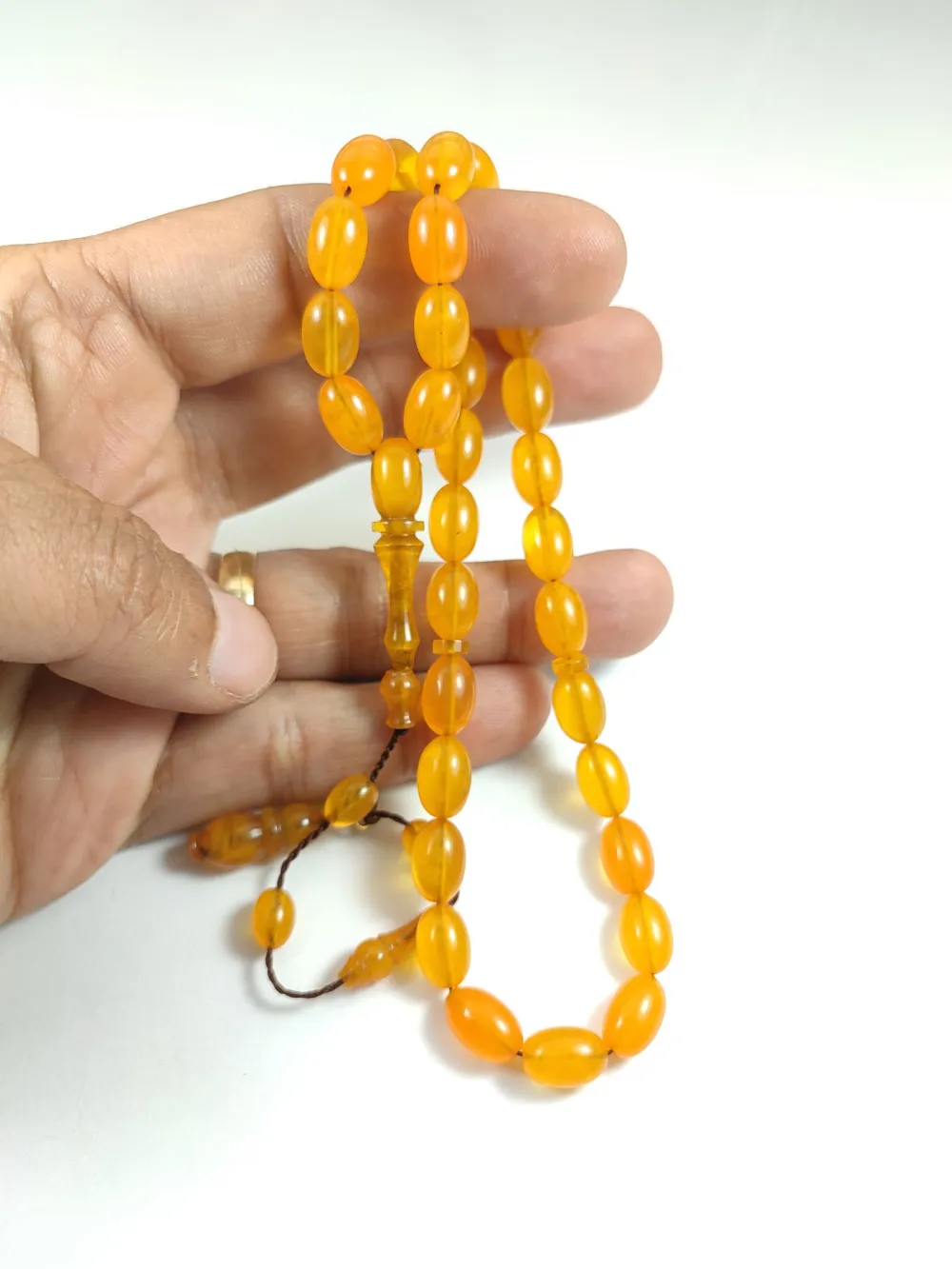 Ayhan Turan Usta İşi̇ İmzalı Mühürlü Sıkma Kehri̇bar küçük resim 4