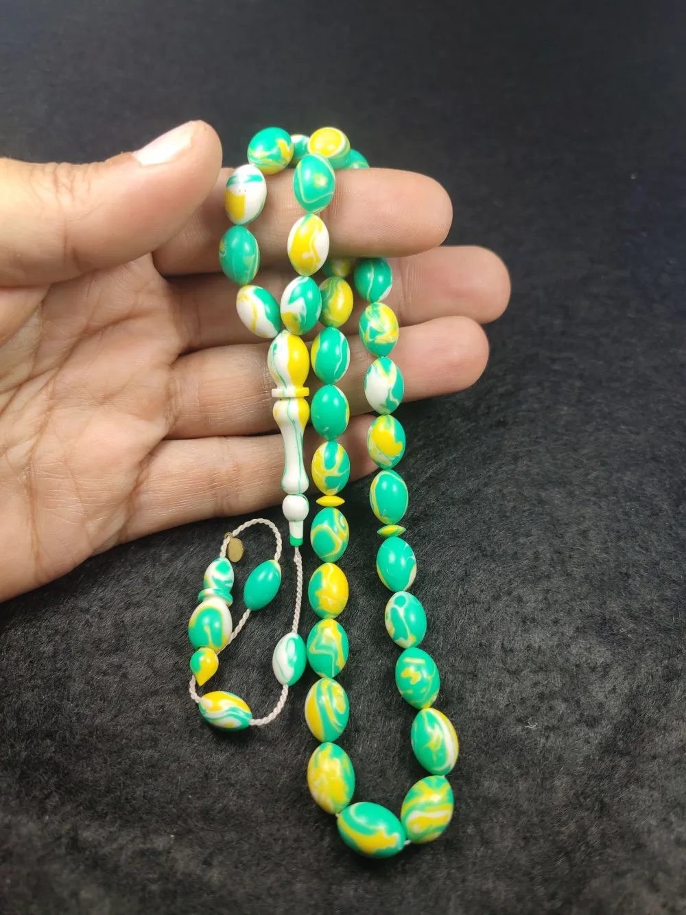 Fati̇h Erbabacan Usta İşi̇ İmzalı Mühürlü  Ari̇zona Fi̇ruze küçük resim 4