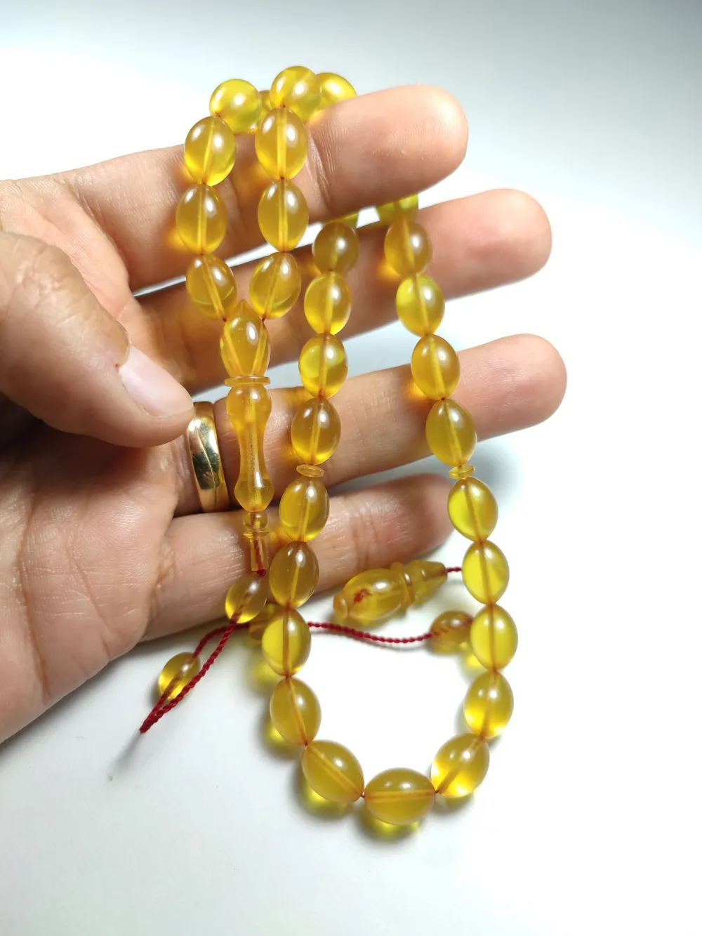 Hi̇kmet El Sai̇d Usta İşi̇ İmzalı Mühürlü 0.6 Şeffaf Deli̇m  Alman Zar küçük resim 4