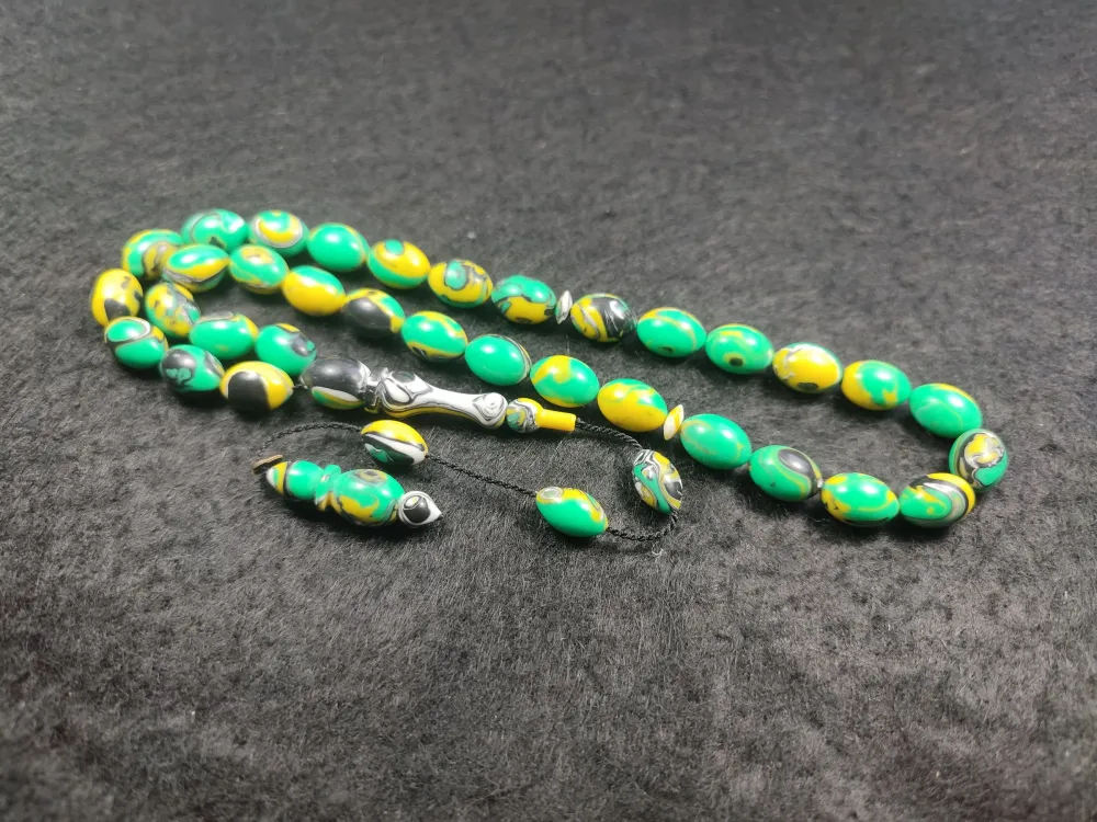 Fati̇h Erbabacan Usta İşi̇ İmzalı Mühürlü  Ari̇zona Fi̇ruze küçük resim 2