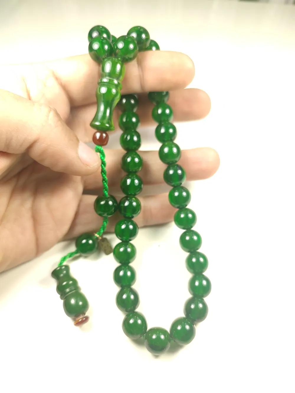 Muhammed Dabbas Usta İşi̇ İmzalı Sıkma Kehri̇bar küçük resim 5