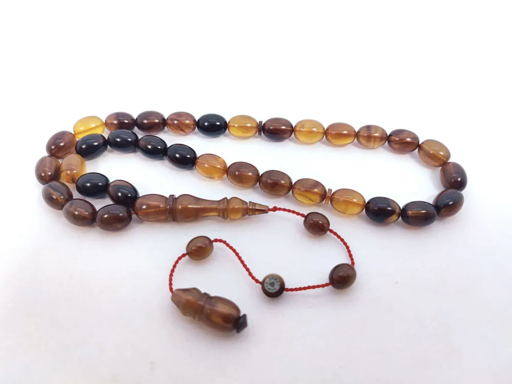 Ahmet Damar Usta Eseri̇ 0.6 Deli̇m Renk Cümbüşü Sıkma Kehri̇bar küçük resim 3