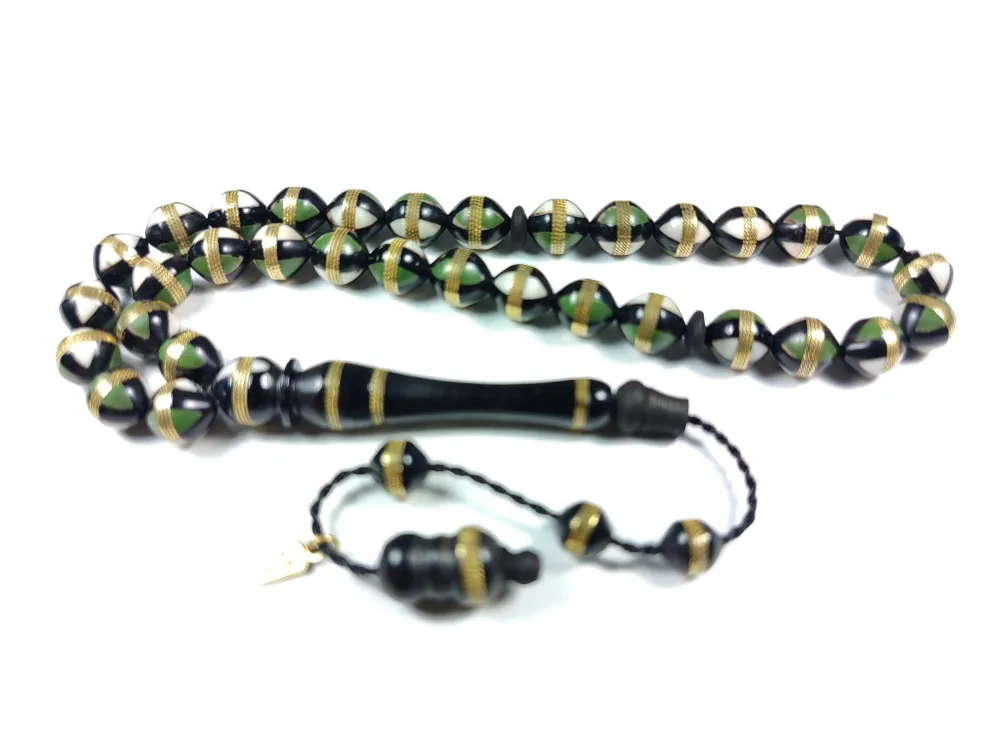 Hali̇l Hi̇lmi̇ Usta İşi̇ İmzalı Sarmal Mi̇ne Ve  Mercan İşleme Kuka küçük resim 3