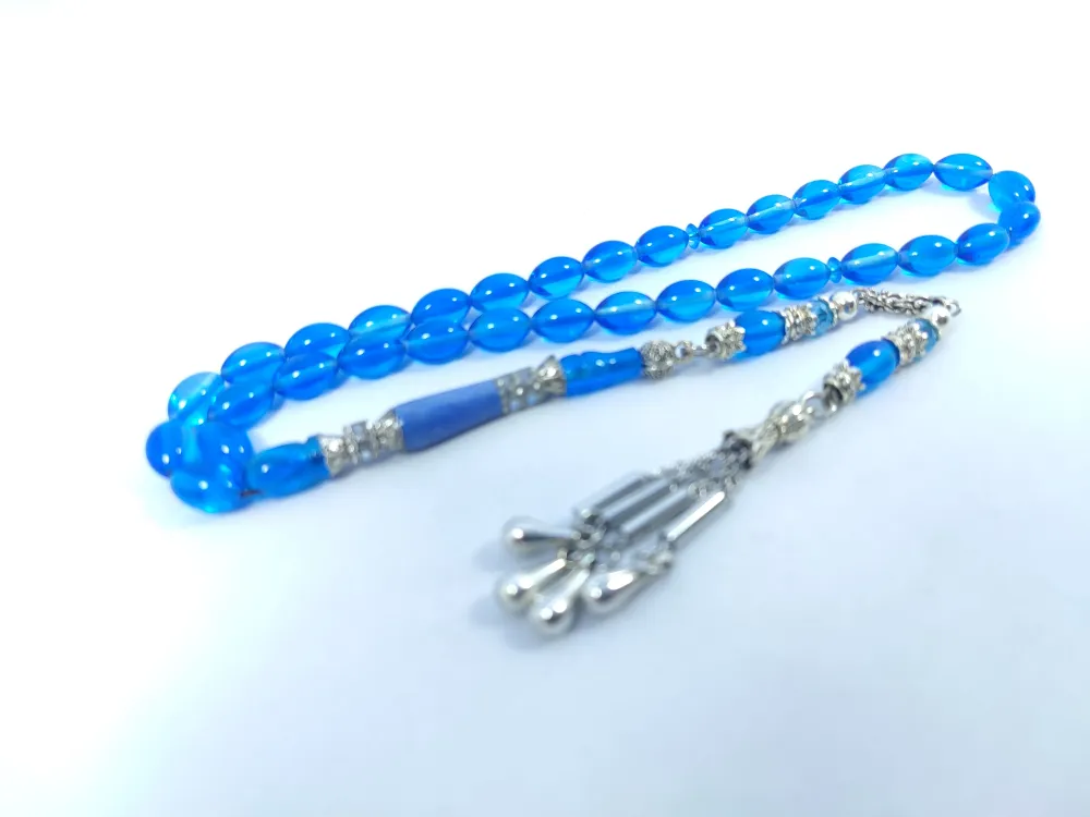 Şevket Alkan Usta Eseri̇ Gümüş Nakkaş İşlemeli̇ Zar  Kehri̇bar küçük resim 2