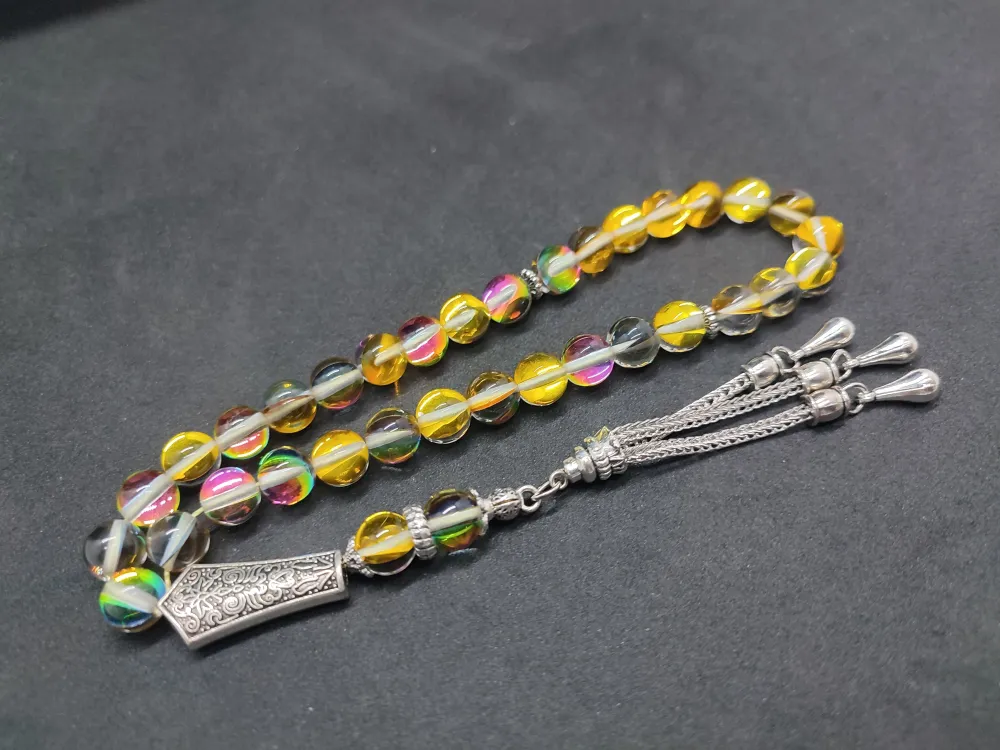 Özel Püskül Di̇zayn Doğal Aki̇k Taşı küçük resim 2