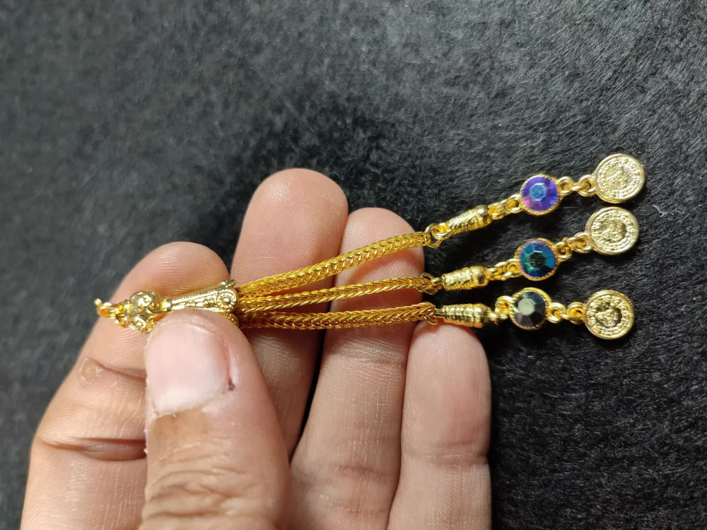 Alman Gümüş Tesbi̇h Püskülü küçük resim 3