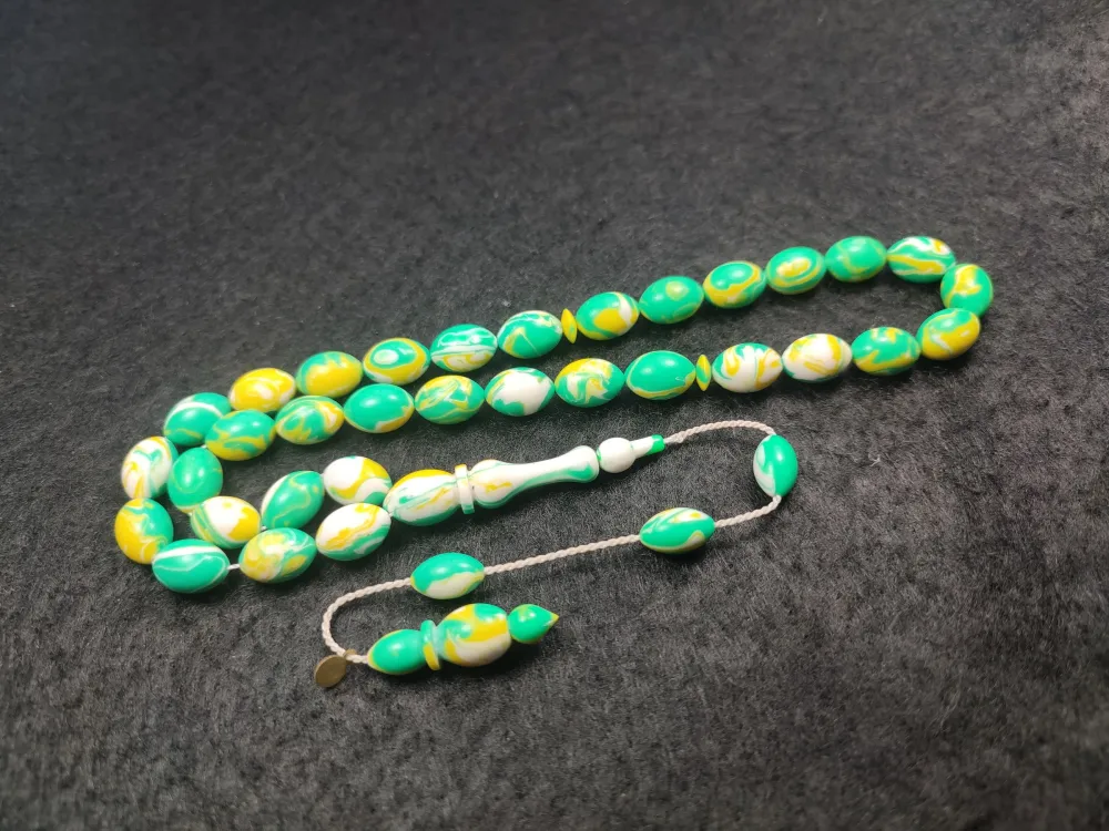 Fati̇h Erbabacan Usta İşi̇ İmzalı Mühürlü  Ari̇zona Fi̇ruze