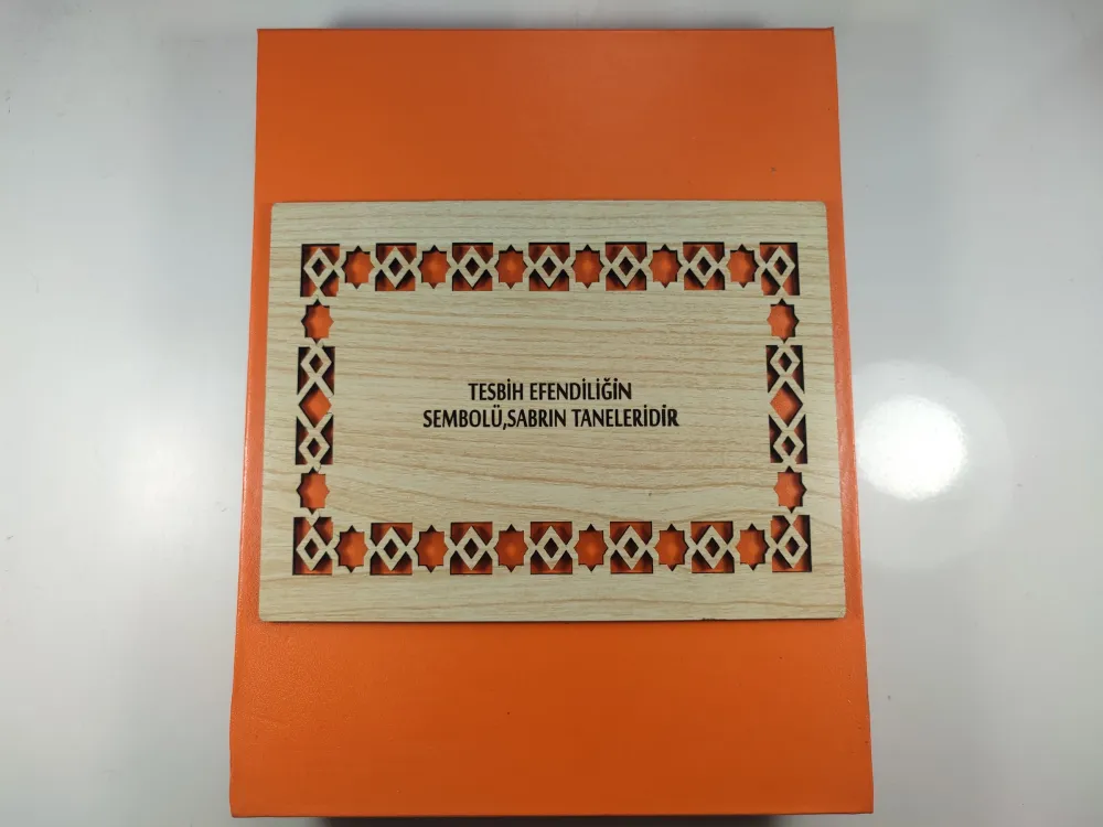 Lüx Deri̇ 5 Li̇ Tesbi̇h Kutusu küçük resim 4