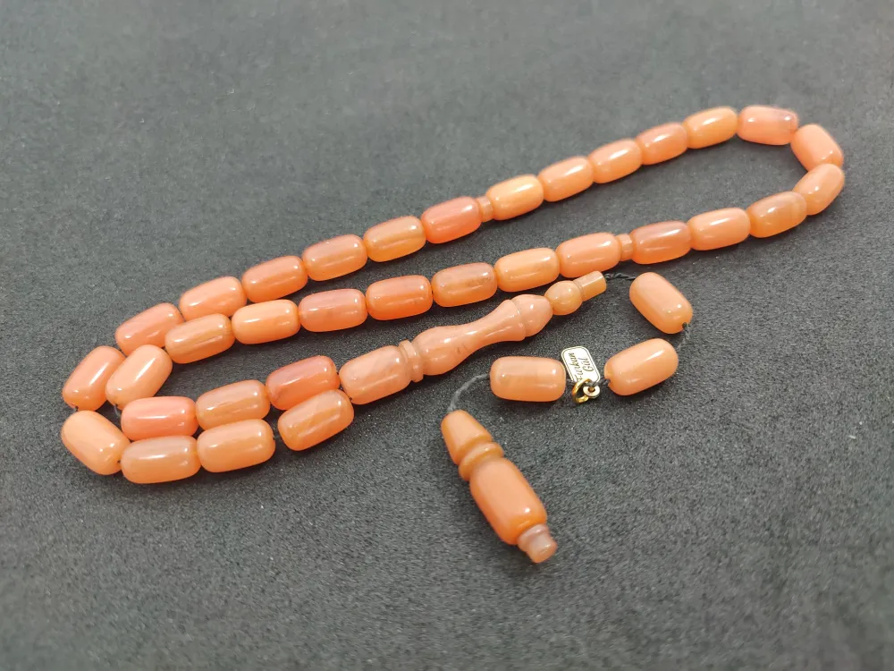 Furkan Gül Usta Eseri̇ 0.6 Şeffaf Deli̇m Çi̇ft Kat Ci̇lalı Sıkma Kehri̇bar küçük resim 3