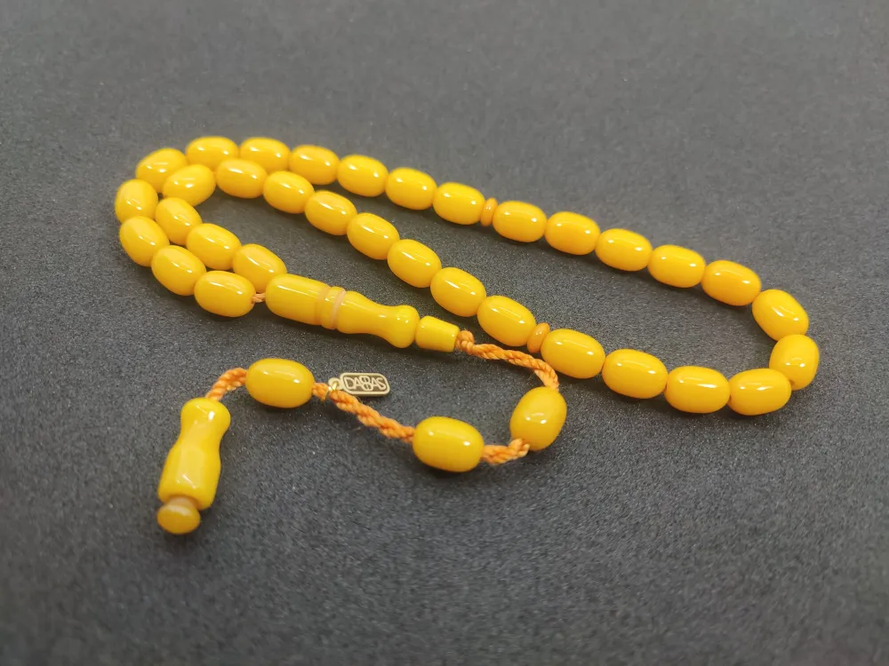 Muhammed Dabbas Usta İşi̇ İmzalı Sıkma Kehri̇bar