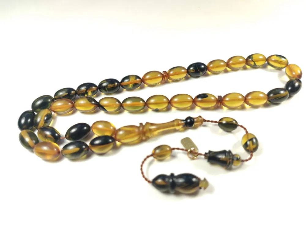 Furkan Gül Usta İşi̇ İmzalı Mühürlü  Sıkma Kehri̇bar küçük resim 3